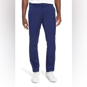 Bonobos Weekday Warrior Slim Straight Dress Pants Monday Blue 36x32 Work Office